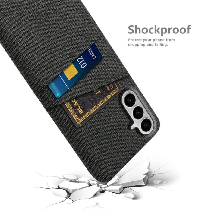 OEM - Mobilskal till Samsung Galaxy S26 / S26 Pro Tyg + Hård PC - Svart