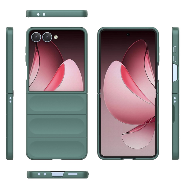 A-One Brand - Galaxy Z Flip 7 Mobilskal Anti-Drop TPU Rugged - Grön