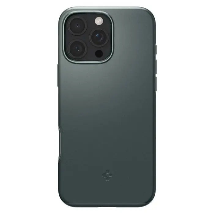 Spigen - Spigen iPhone 16 Pro Mobilskal MagSafe Thin Fit - Abyss Grön