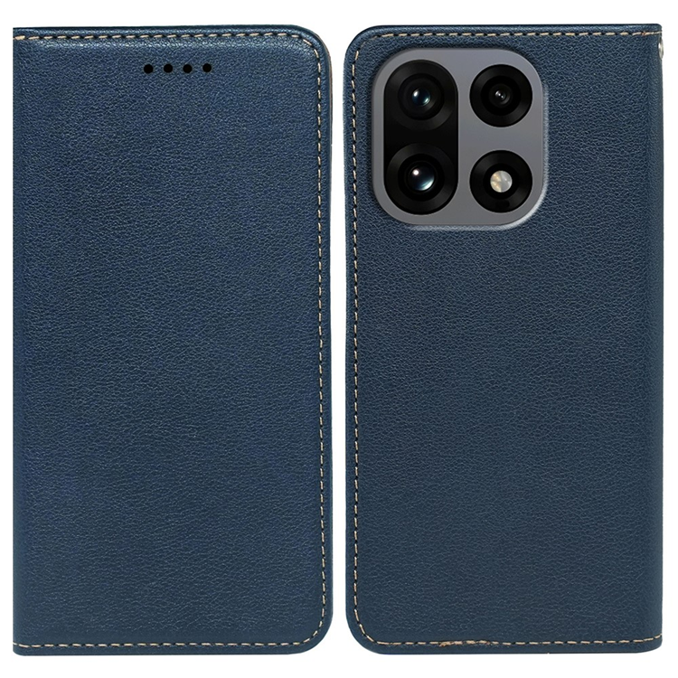 OnePlus 15 Plånboksfodral RFID Blocking Closure Läder (Blå) | 2353 | AlltMobil