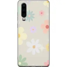 Gustaf - Mobilskal till Huawei P30 med fejdande blommor