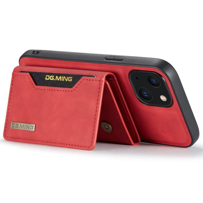 DG.MING - DG.MING M2 Series iPhone 14 Plus Skal Röd med Kickstand