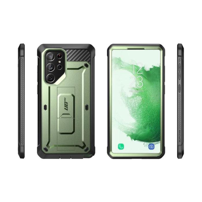 UTGATT - SupCase Galaxy S22 Ultra Skal Unicorn Beetle Pro - Guldan