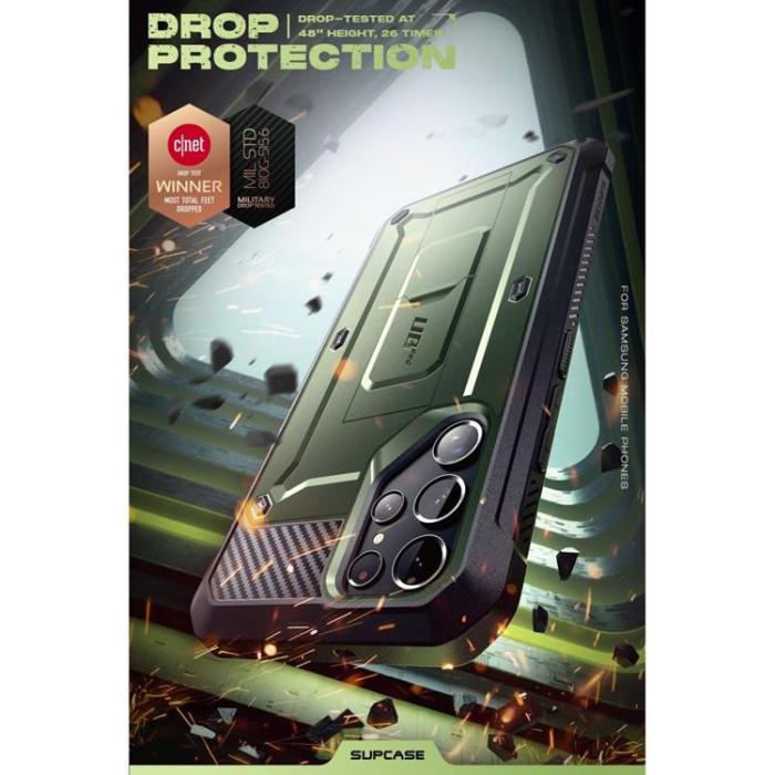 UTGATT - SupCase Galaxy S22 Ultra Skal Unicorn Beetle Pro - Guldan