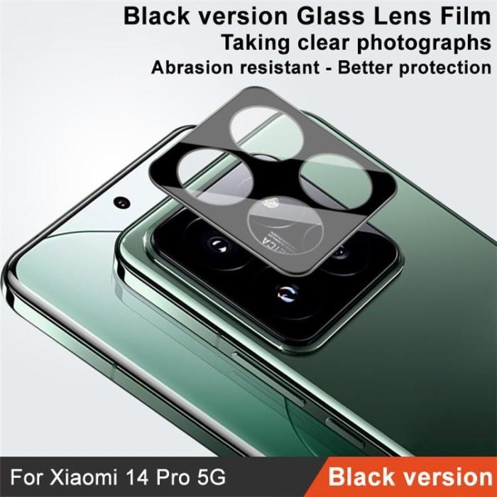 OEM - [1-PACK] Xiaomi 14 Pro Kameralinsskydd i Härdat glas - Svart