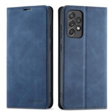 FORWENW - FORWENW Fantasy Series Konstl&auml;der Pl&aring;nboksfodral f&ouml;r Samsung Galaxy A72 5G - Bl&aring;