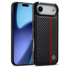 LC.imeeke - LC.IMEEKE iPhone Air Fodral KonstL&auml;der - Carbon Fiber - Svart