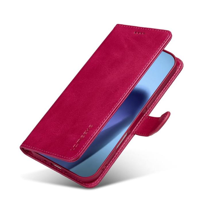 LC.imeeke - LC.IMEEKE iPhone Air Plånboksfodral Konstläder - Rosa