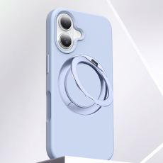 A-One Brand - iPhone 16 Mobilskal MagSafe Silikon Roterande Kickstand