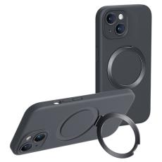 XUNDD - XUNDD iPhone 15 Plus Reno Magnetisk Fodral Liquid Silicone Svart