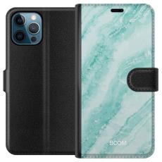 Gustaf - Pl&aring;nboksfodral till Apple iPhone 12 Pro Max med Mint Marble