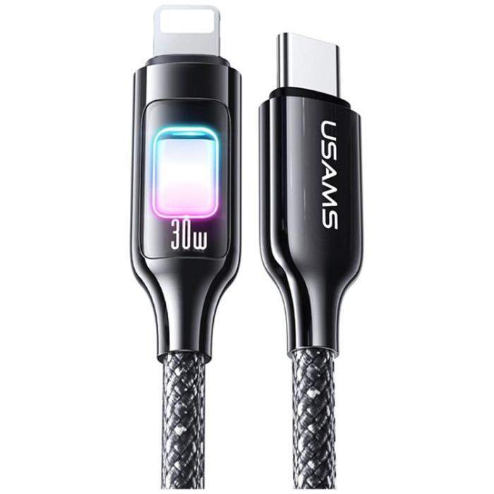 USAMS - USAMS USB-C Till Lightning Kabel 30W 1.2m TC - Tarnish