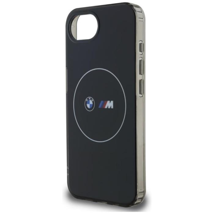 BMW - BMW iPhone 16e Mobilskal MagSafe IML Metal Circle - Svart