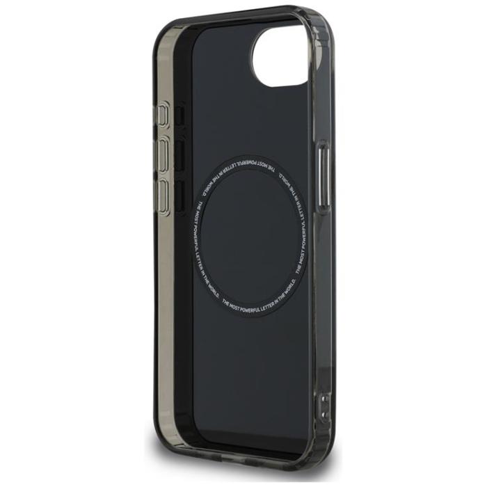 BMW - BMW iPhone 16e Mobilskal MagSafe IML Metal Circle - Svart