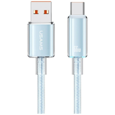 USAMS - Usams USB-A till USB-C Kabel 1.2m Cloud - Blå