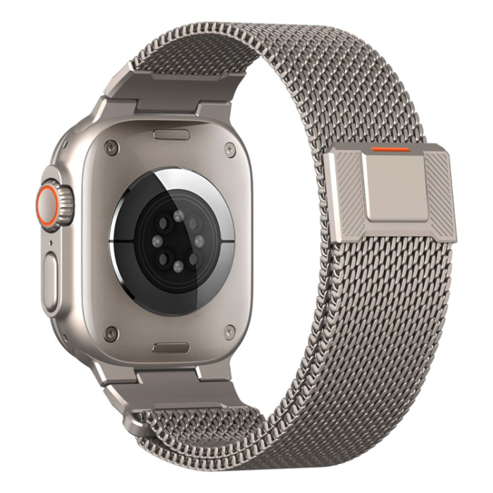 Tech-Protect - Tech-Protect Armband För Apple Watch (42/44/45/49 mm) Milano Vanguard - Titanium