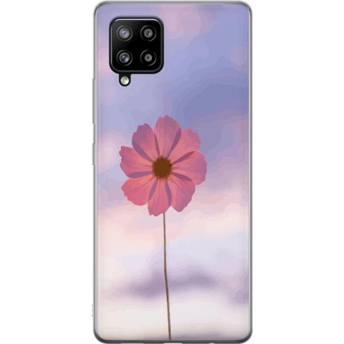 iSecrets - Mobilskal till Samsung Galaxy A42 5G med Rosa blomma