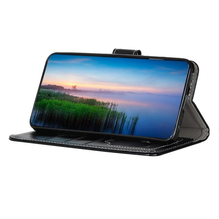 OEM - Samsung Galaxy S26 Ultra Fodral Äkta Läder Crazy Horse - Svart