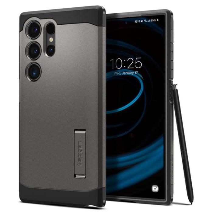 Spigen - Spigen Galaxy S24 Ultra Mobilskal Tough Armor - Gunmetal