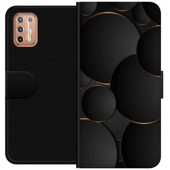 iSecrets - Plånboksfodral till Motorola Moto G9 Plus med Lyxig Cirklar