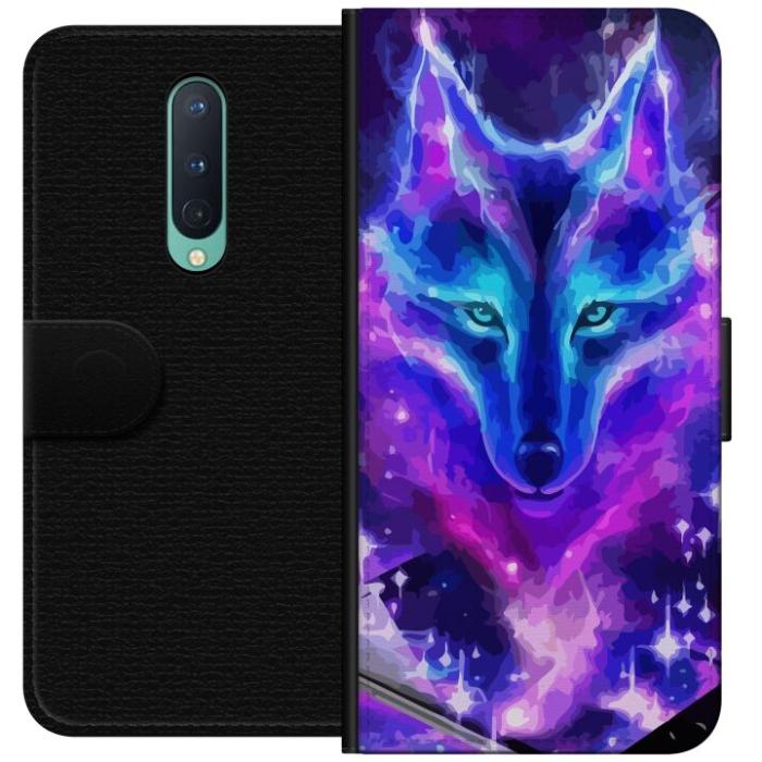 iSecrets - Plånboksfodral till OnePlus 8 med Neon Varg