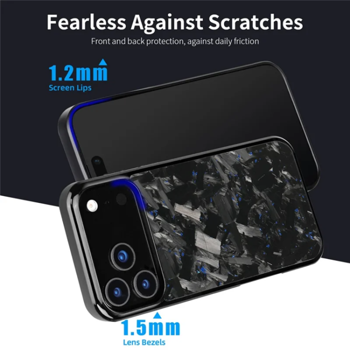 A-One Brand - iPhone 17 Pro Mobilskal MagSafe Aramid Fiber Large Texture - Lila