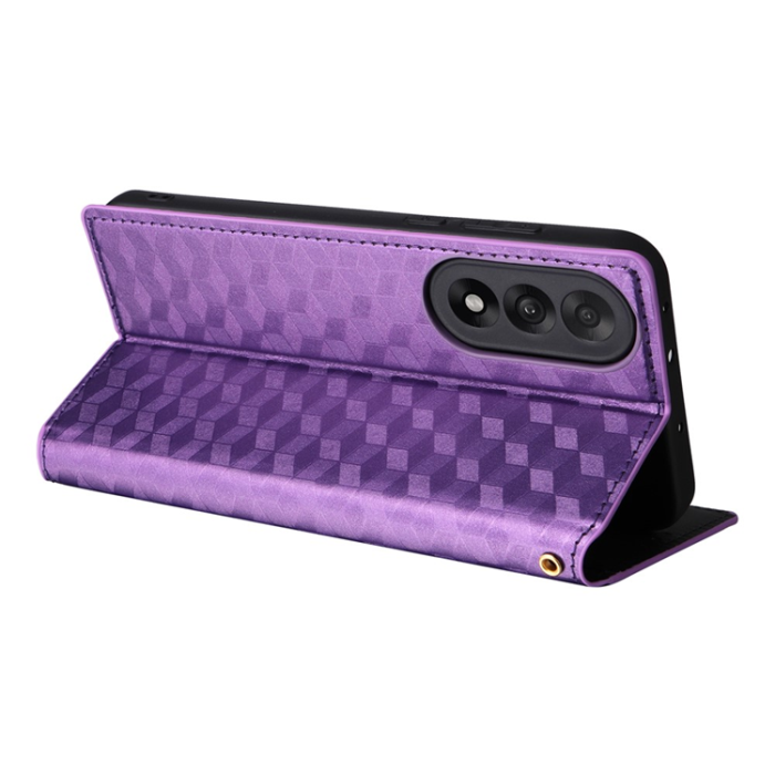 A-One Brand - OnePlus Nord 5 Plånboksfodral Rhombus Imprint - Lila