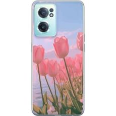 iSecrets - Mobilskal till OnePlus Nord CE 2 5G med Rosa Tulpaner