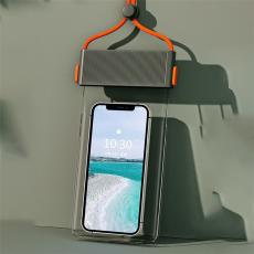 UTGATT - Vattent&auml;tt Universalt Mobilfodral IPX8 TPU Stripes - Gr&ouml;n