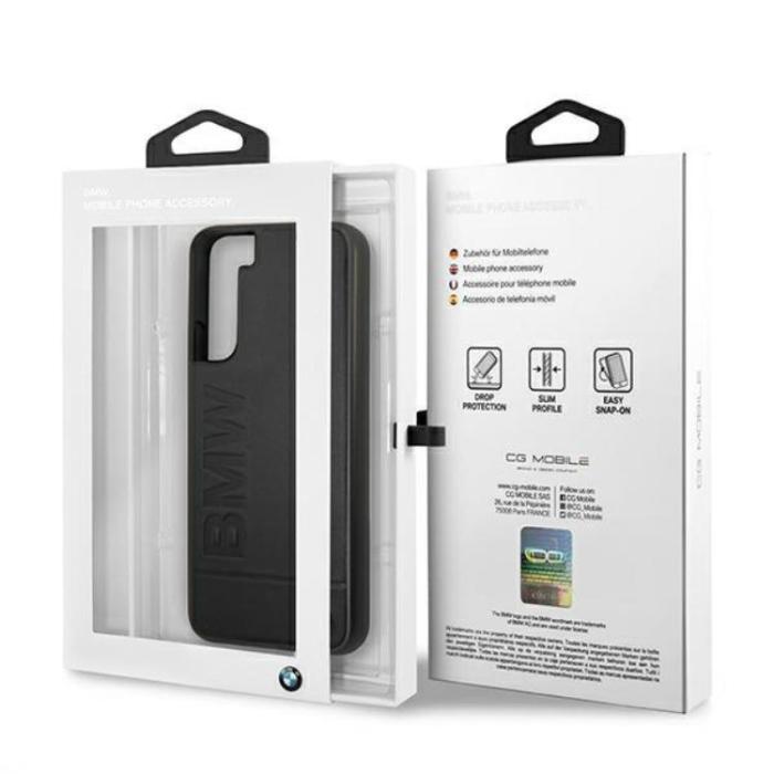 BMW - BMW Signature Logo Imprint Skal Galaxy S22 Plus - Svart