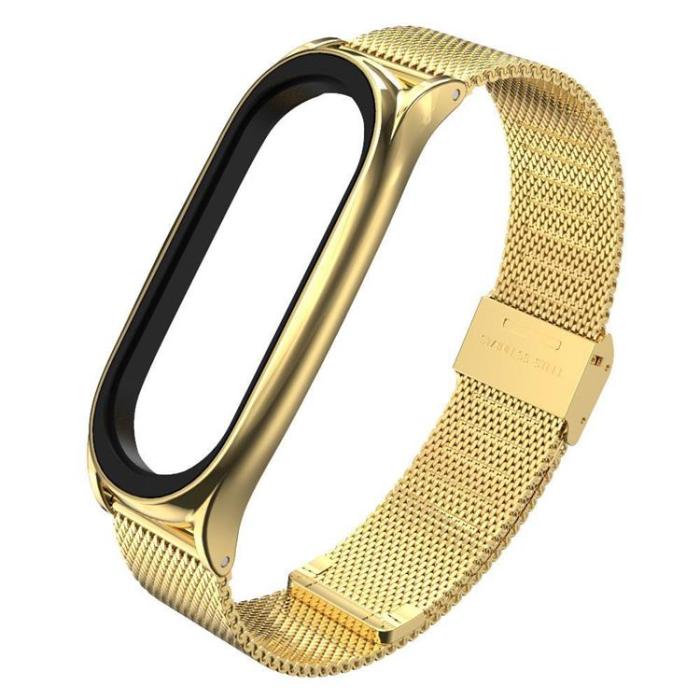 UTGATT - Xiaomi Mi Smart Band 7 Strap Milaneseband - Guld