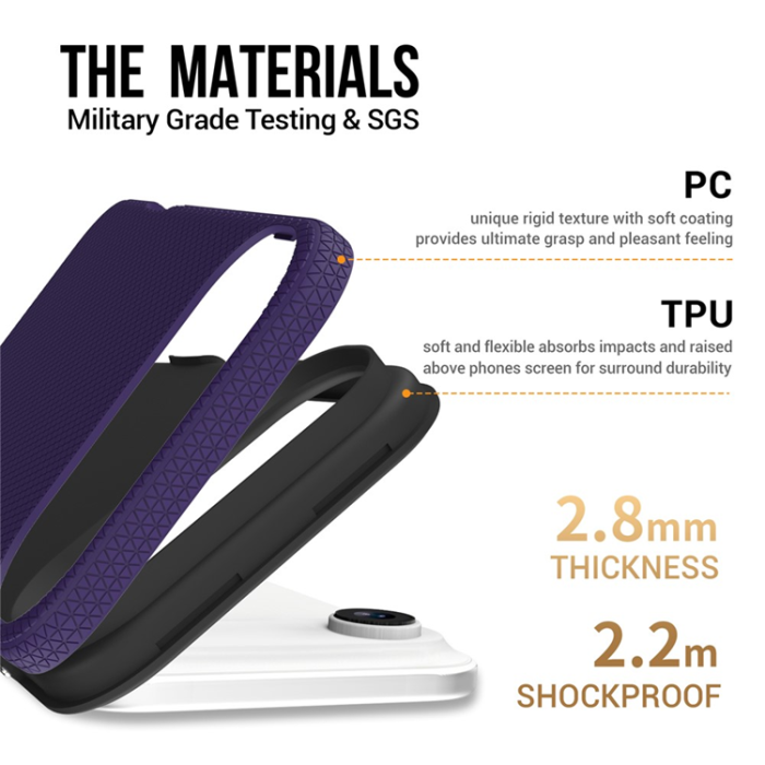A-One Brand - iPhone 17 Air Mobilskal MagSafe Protective TPU+PC - Lila