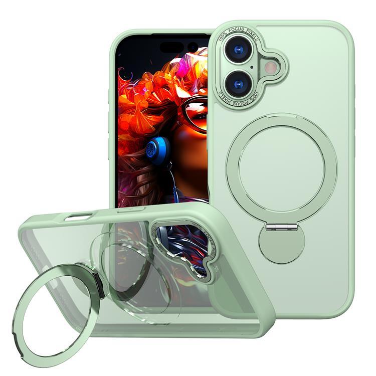 iPhone 17 Mobilskal MagSafe Rotating Kickstand (Avocado Grön) | 2353 | AlltMobil