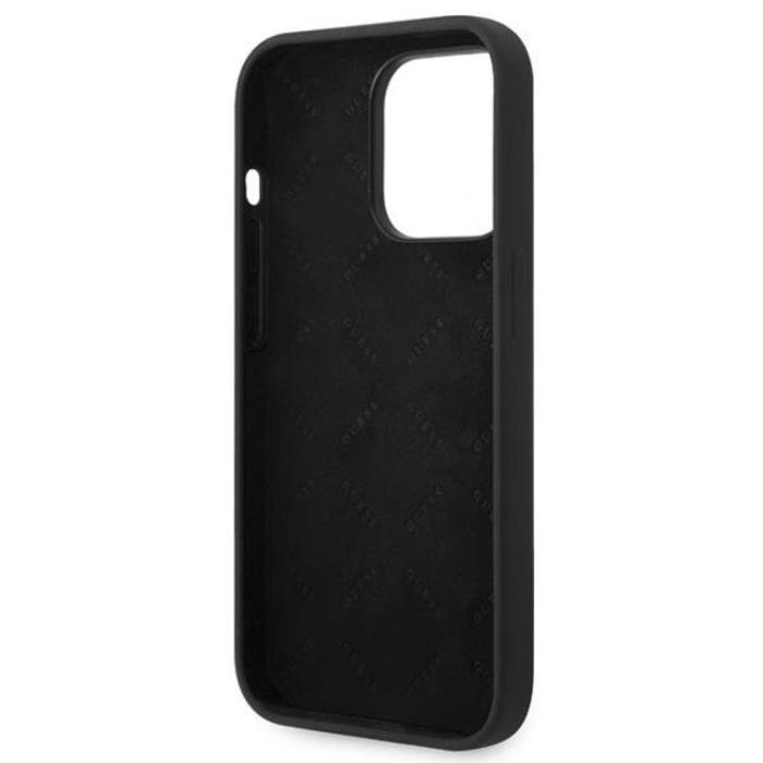 UTGATT1 - GUESS iPhone 14 Pro Max Skal Silicone Triangle - Svart