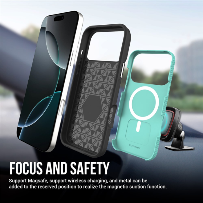 A-One Brand - iPhone 17 Pro Max Mobilskal MagSafe Protective TPU+PC
