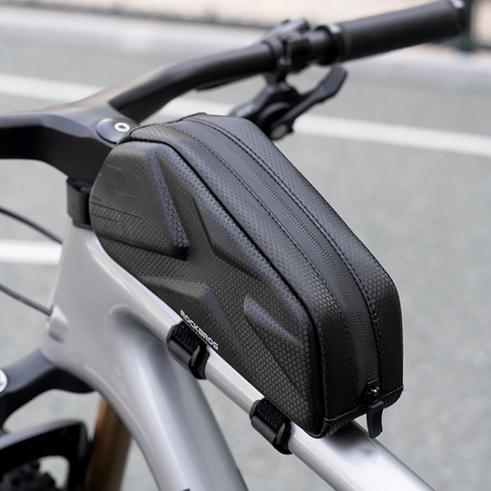 Rockbros - Rockbros Styv Cykelväska för Ram eller Topprör 1.4L - Svart