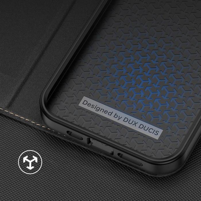 Dux Ducis - Dux Ducis iPhone 14 Plus Plånboksfodral Skin X2 - Svart