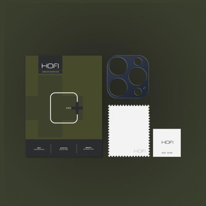 UTGATT - Hofi iPhone 15 Pro/Pro Max Kameralinsskydd i Härdat Glas - Navy
