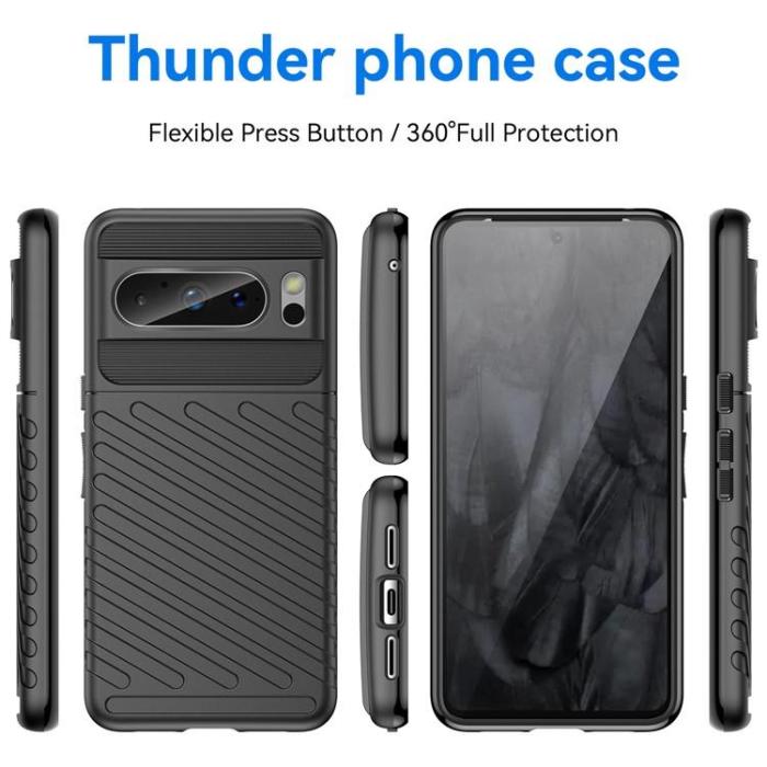 OEM - Google Pixel 8 Pro Mobilskal Thunder Twill - Svart