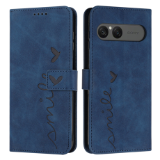 A-One Brand - Sony Xperia 10 VII Plånboksfodral Imprinted Heart - Blå