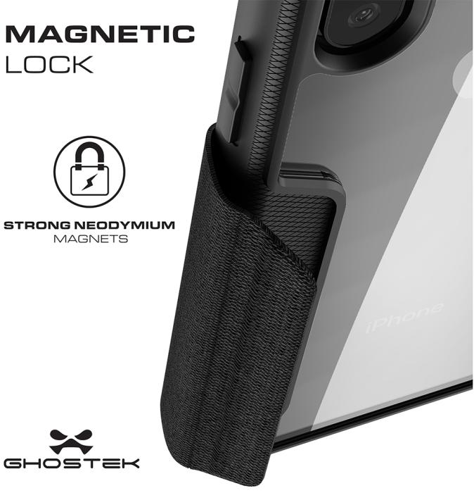 UTGATT4 - Ghostek Exec 3 Plånboksfodral till iPhone XS/X - Svart