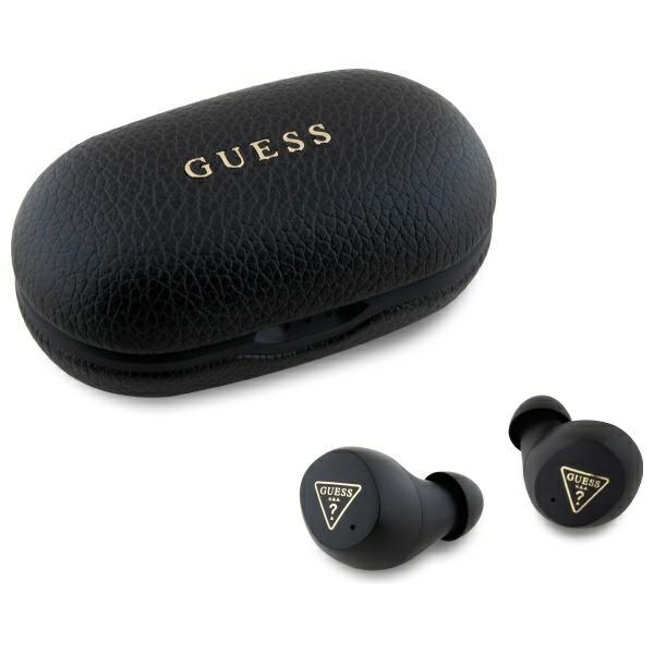 Guess TWS In-Ear Hörlurar Bluetooth Grained Classic Logo - Svart | 505771 | AlltMobil