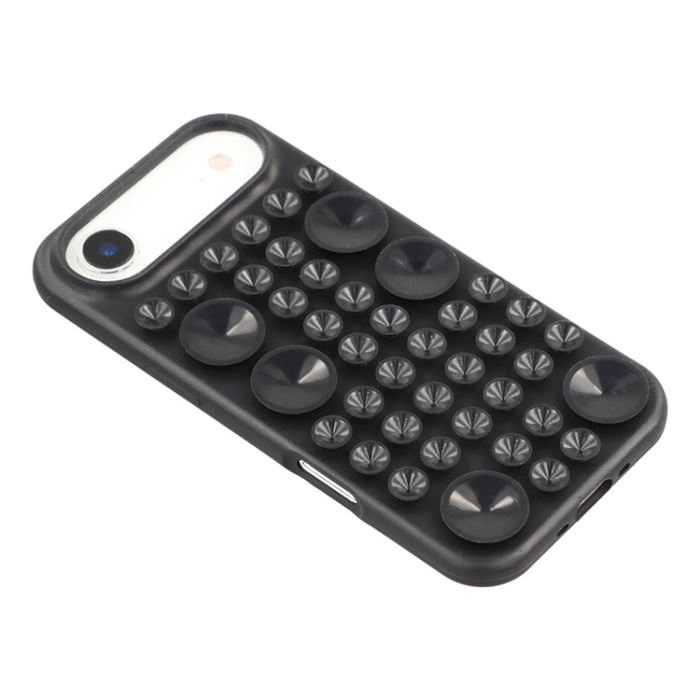 A-One Brand - iPhone Air Mobilskal Sugkopp Silikon med Tygfoder