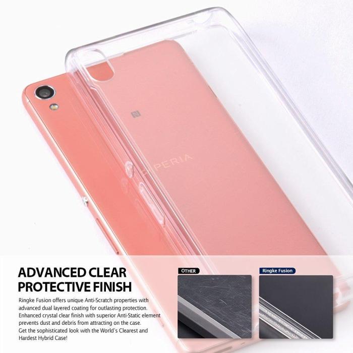 Ringke - Ringke Fusion Shock Absorption Skal till Sony Xperia XA - Clear