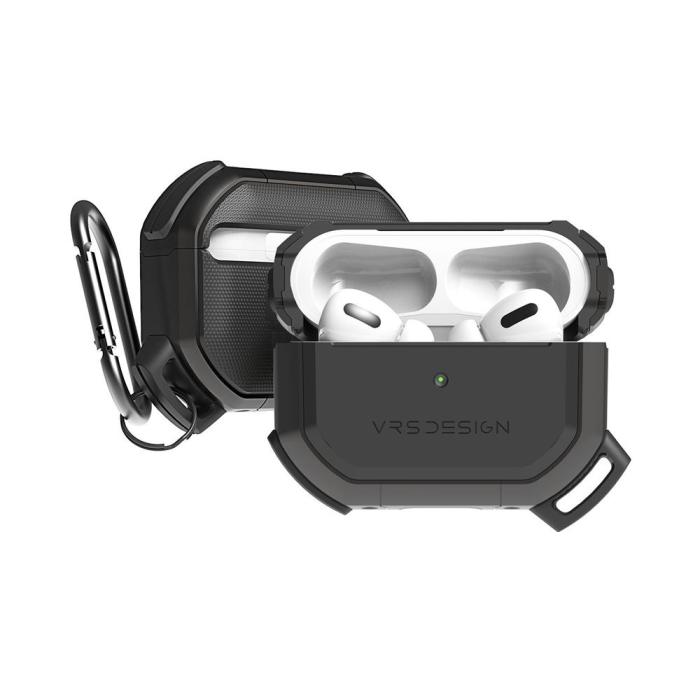 UTGATT1 - VRS DESIGN | Active Skal Apple Airpods Pro - Metal Black