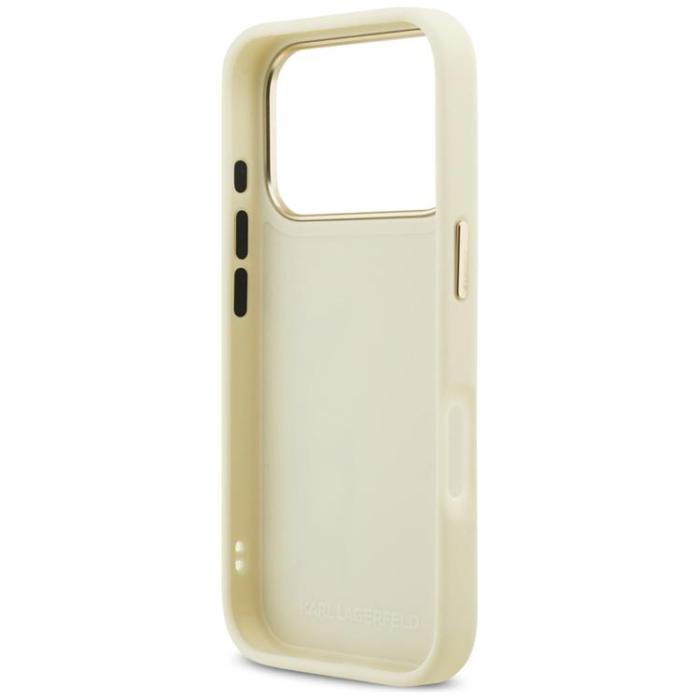 KARL LAGERFELD - Karl Lagerfeld iPhone 17 Pro Mobilskal Karl Script Logo - Beige