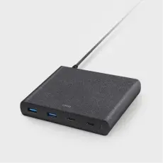 UNIQ - UNIQ HUB Surge 2x USB 3.0 + 2x USB-C PD 3.0 Svart