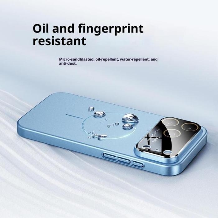 A-One Brand - iPhone 17 Pro Max Mobilskal MagSafe Skin Touch - Blå