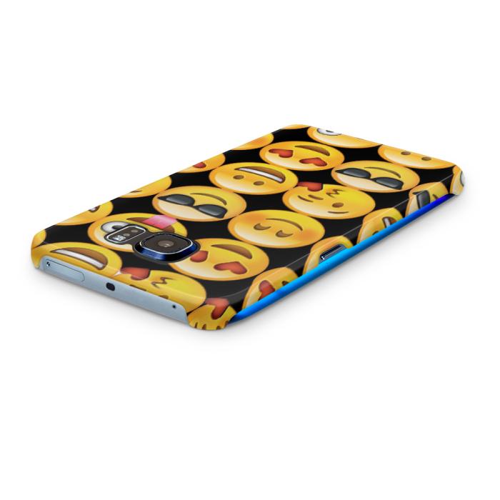 UTGATT5 - Skal till Samsung Galaxy S6 Edge - Emoji - Smileys