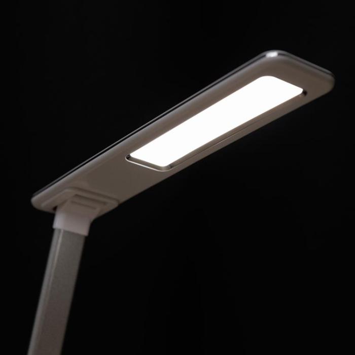 Huslog - Huslog Lampa med Trådlös Laddare - Vit